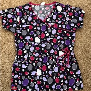 Nursing scrub top